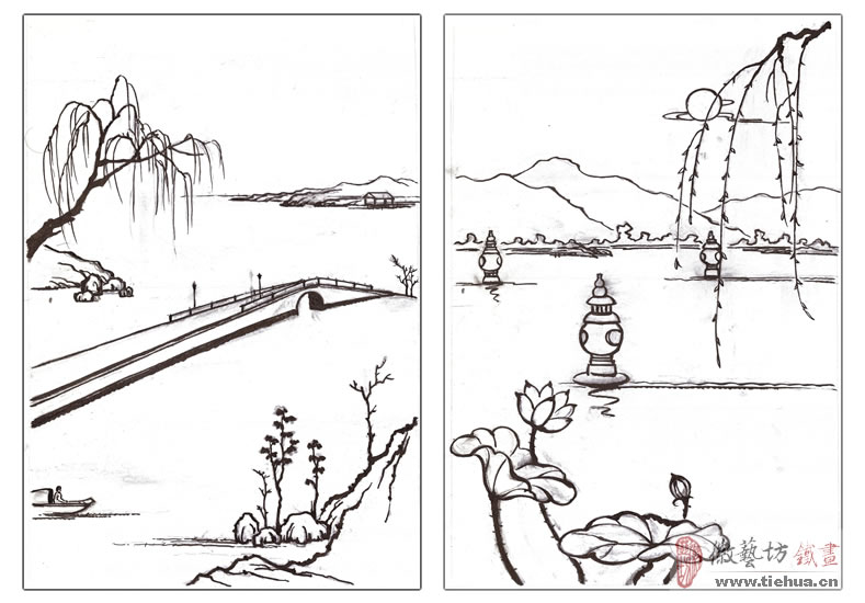 2017.1.5酒店室內(nèi)裝飾鐵畫案例匯總4