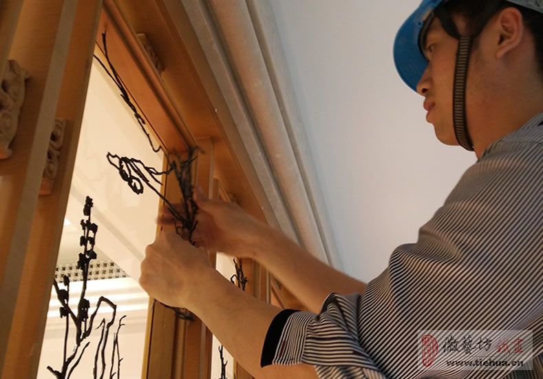 2017.1.5酒店室內(nèi)裝飾鐵畫案例匯總9