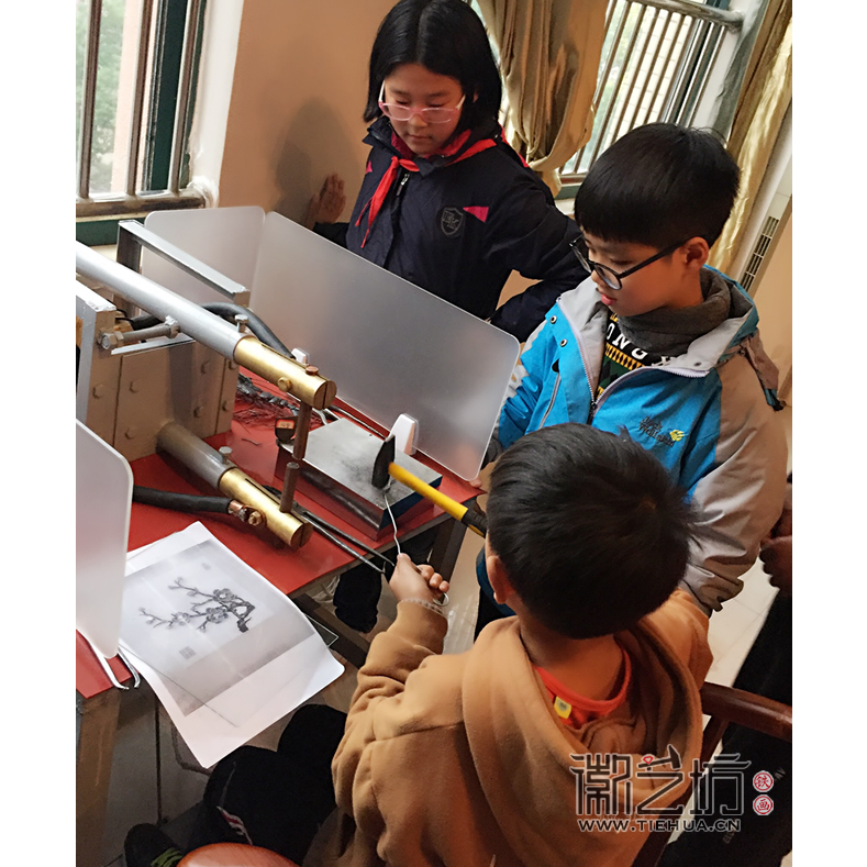 2017.11.14鏡湖小學(xué)真容國(guó)學(xué)堂鐵畫第三課 (28)