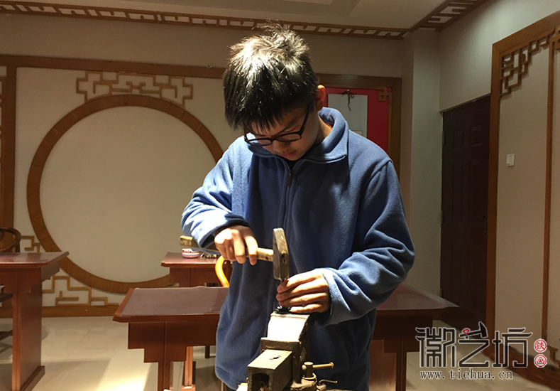 鏡湖小學(xué)真容國(guó)學(xué)堂鐵畫(huà)第六課 (20)