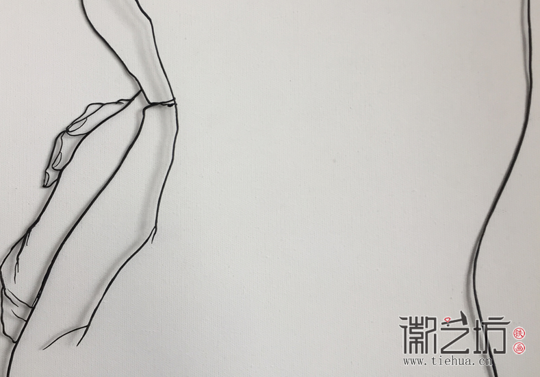 鐵畫藝人楊勇作品《空》細節(jié)圖2