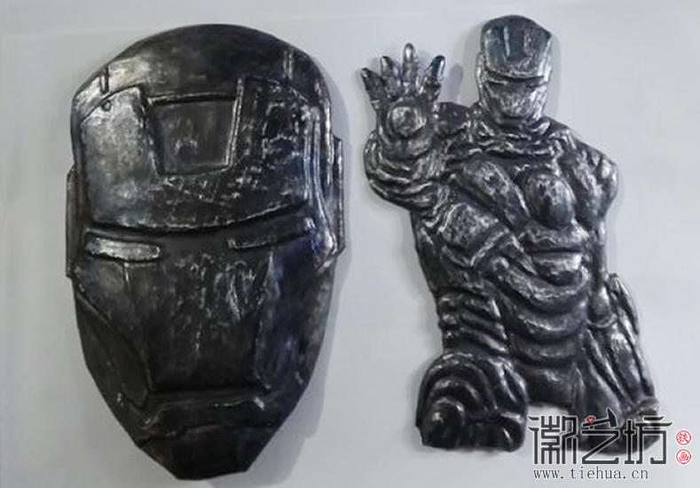 徽藝坊定制動(dòng)漫形象鐵畫&mdash;&mdash;鋼鐵俠半成品
