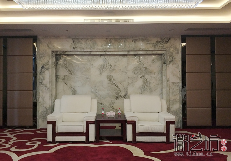 天津海益國(guó)際會(huì)客廳鐵畫(huà)定制案例 (2)