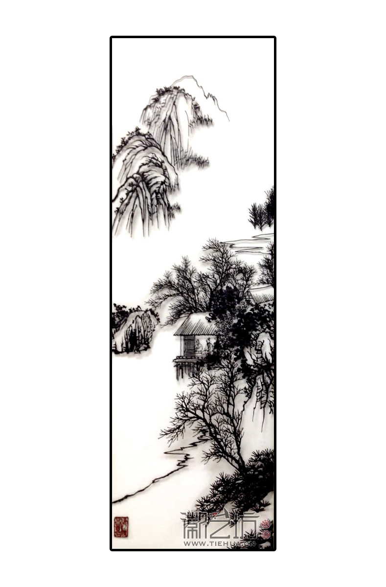 鐵畫老藝人顏昌貴作品1