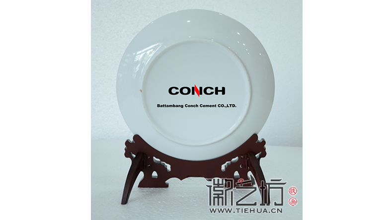 8寸瓷盤(pán)背面-效果圖