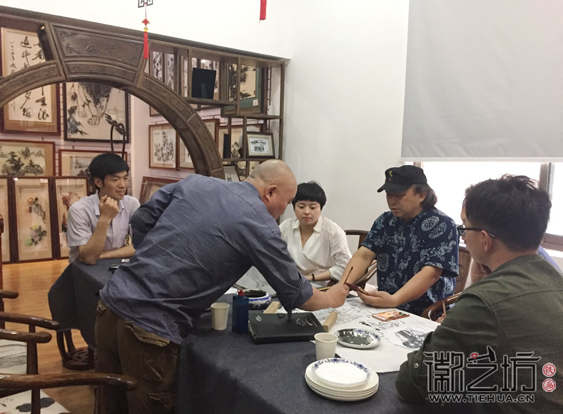 蕪湖鐵畫知行社第七期國(guó)畫課程報(bào)道11