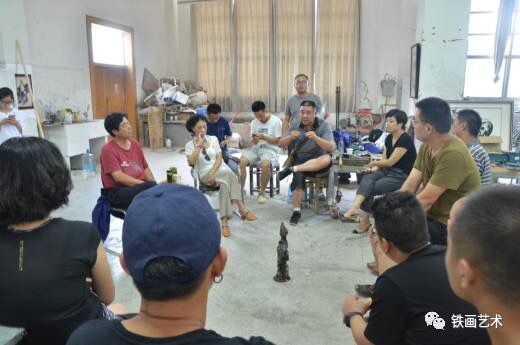 國(guó)家藝術(shù)基金蕪湖鐵畫(huà)藝術(shù)人才培養(yǎng)項(xiàng)目舉辦中期教學(xué)交流會(huì) (5)