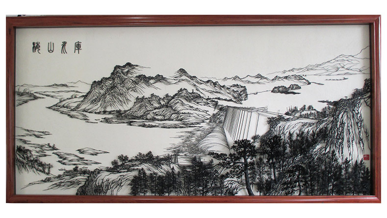 凌曉華作品-市博物館復(fù)制鐵畫(huà)大件精品