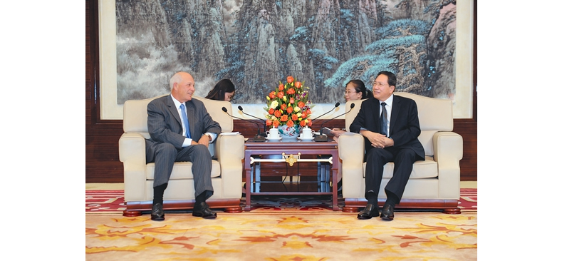 惠而浦杰夫與安徽省省長(zhǎng)李錦斌