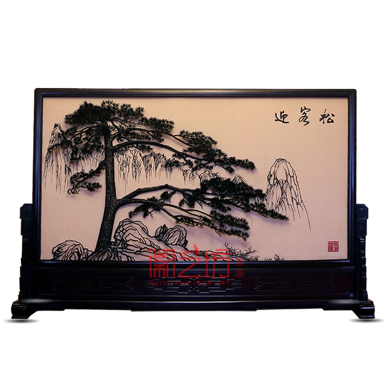 人民大會堂迎客松蕪湖鐵畫屏風(fēng) 國家級非物質(zhì)文化遺產(chǎn) 徽藝坊鐵畫 人民大會堂迎客松蕪湖鐵畫屏風(fēng) 國家級非物質(zhì)文化遺產(chǎn) 徽藝坊鐵畫