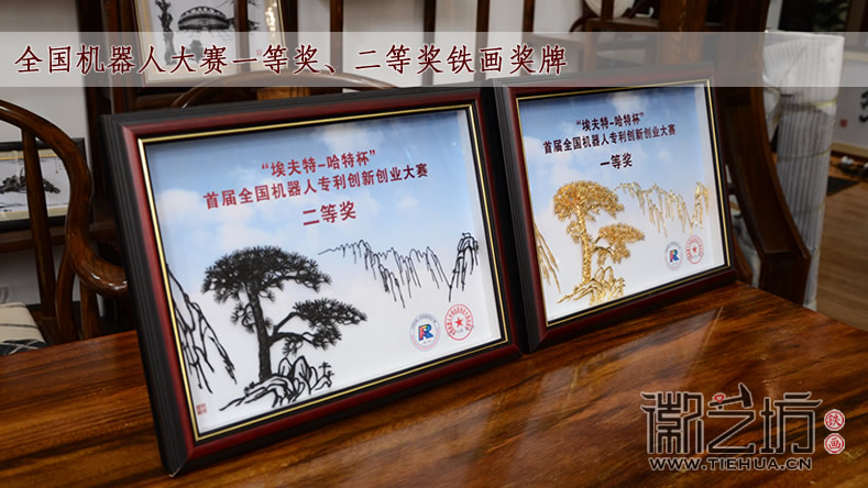 首屆全國機(jī)器人專利創(chuàng)新創(chuàng)業(yè)大賽蕪湖鐵畫紀(jì)念獎(jiǎng)牌